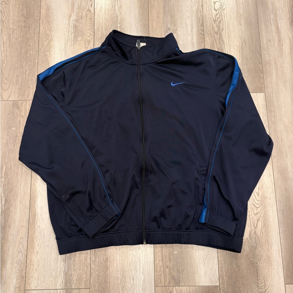 Nike Men's Navy Zip Up Jacket Size XL